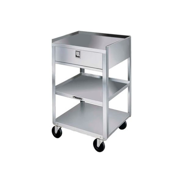 Lakeside Mfg. Lakeside Stainless Steel Equipment Stand, 3 Shelves, 1 Drawer, 300 lbs. Capacity 356 - main